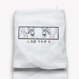 Sailor Moon Eyes Embroidered Sweatshirt