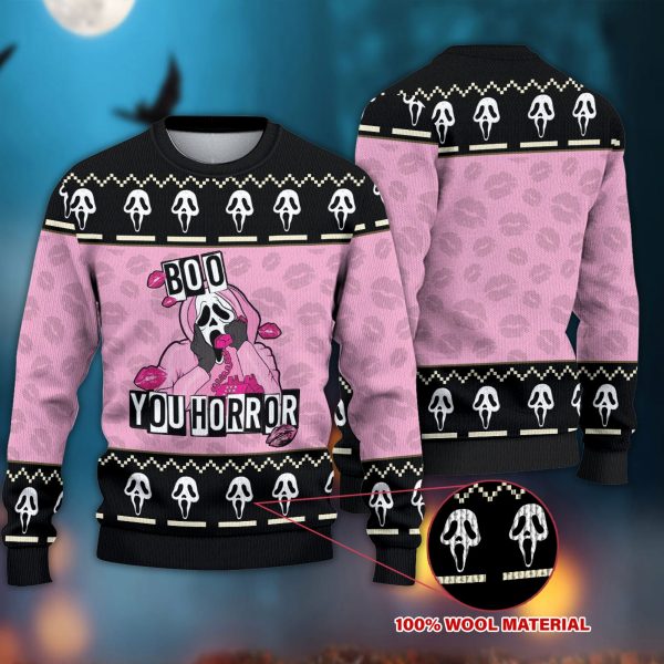 Scream Ghostface No You Hang Up Ugly Sweater