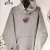 Hello Kitty Embroidered Sweatshirt For Woman