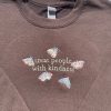 Treat People Kindly Embroidered Sweatshirt