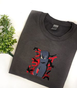 Uchiha Itachi Akatsuki Embroidered Sweatshirt