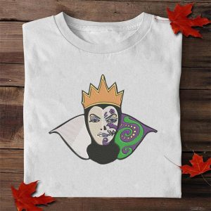 Villain Evil Queen Sugar Skull Embroidered Sweatshirt