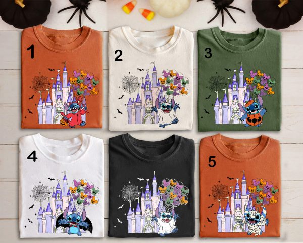 Vintage Stitch Characters Friend Halloween Shirt