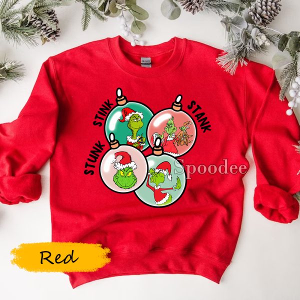 Grinch Stink Stank Stunk Sweatshirt