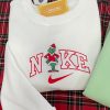 Grinch Max Christmas Embroidered Sweatshirt