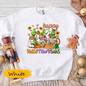 Grinch Happy Hallothanksmas Sweatshirt