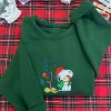 Grinch Christmas Embroidered Sweatshirt