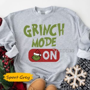 Grinch Mode On Sweatshirt