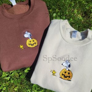 Snoopy Christmas Embroidered Sweatshirt