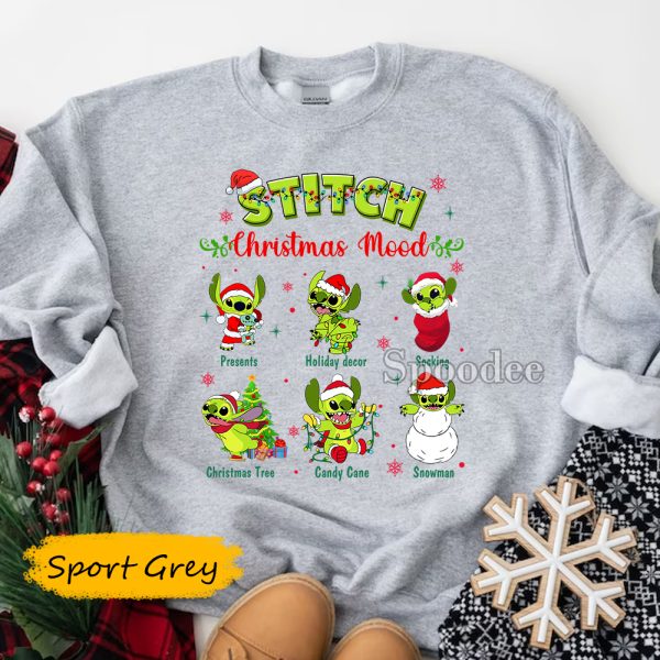 Stitch Christmas Mood Sweatshirt