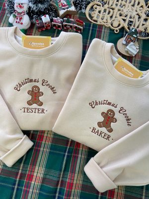 Christmas Cookie Embroidered Sweatshirt