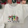 Grinch Hate Christmas Embroidered Sweatshirt