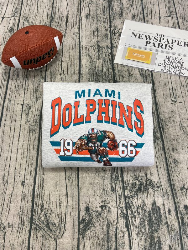 Dolphins Mascot Football Vintage Sweatshirt