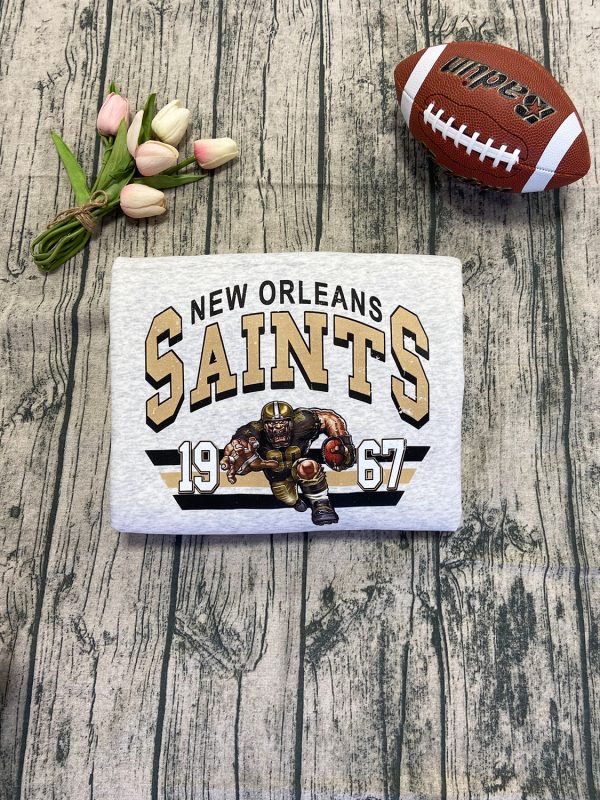 Saints Mascot Football Vintage Sweatshirt