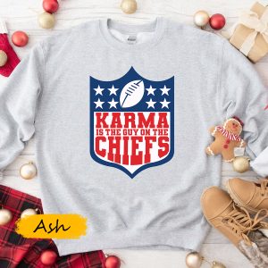 Karma Is The Guy On Chiefs Sweatshirt