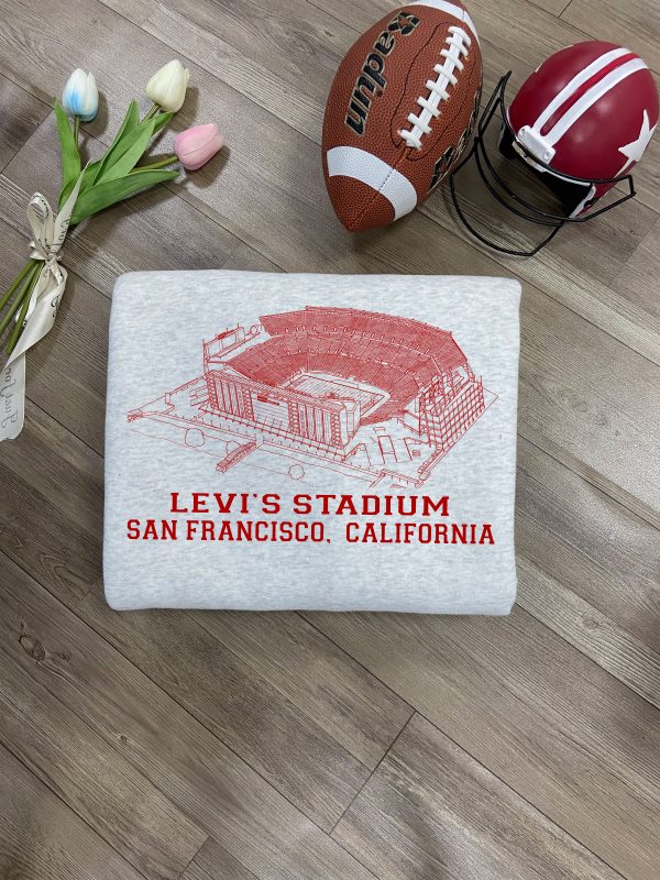 Levi’s Stadium Vintage Football Crewneck/Tshirt/Hoodie