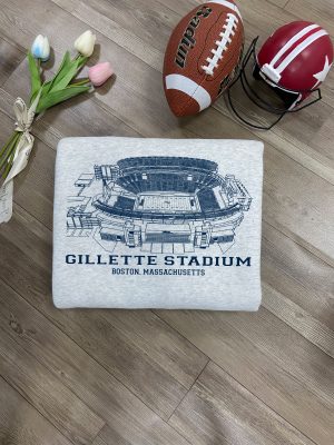 Gillette Stadium Vintage Football Crewneck/Tshirt/Hoodie